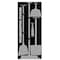 5S Supplies 5S Housekeeping Shadow Board Broom Station Version 1 - Black Board / Gray Shadows HSB-V1-BLACK/GRAY-BO - alternate 1